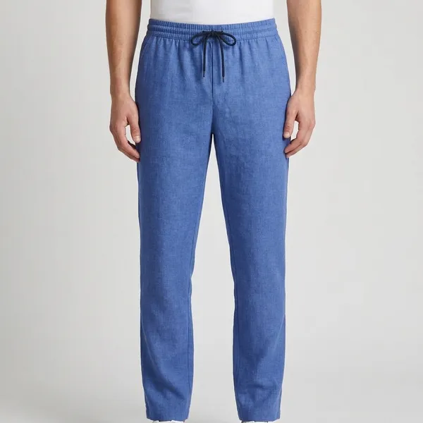 Sky_Blue_Linen_Blend_Regular_Fit_Pant_For_Men