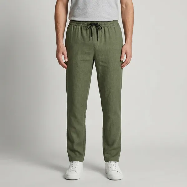 Olive_Green_Linen_Blend_Regular_Fit_Pant_For_Men
