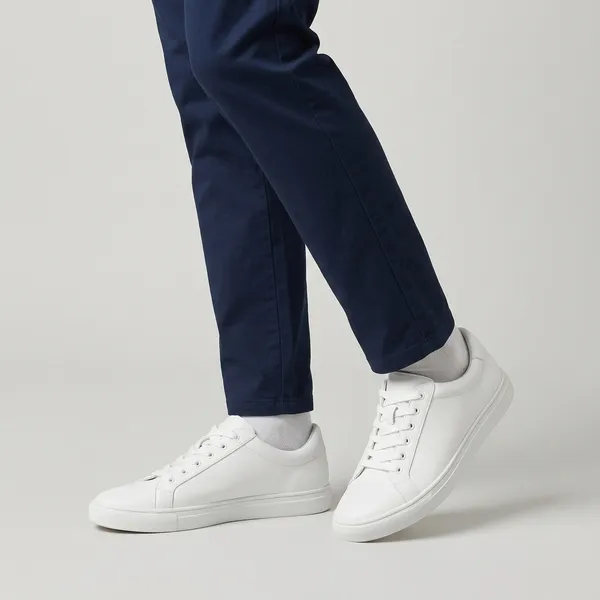White_Pu_Leather_Sneakers_For_Men