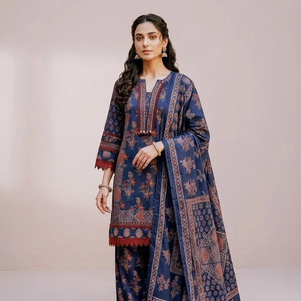 Navy_Blue_Cotton_Printed_Straight_Kurta_Palazzo_Set_For_Women