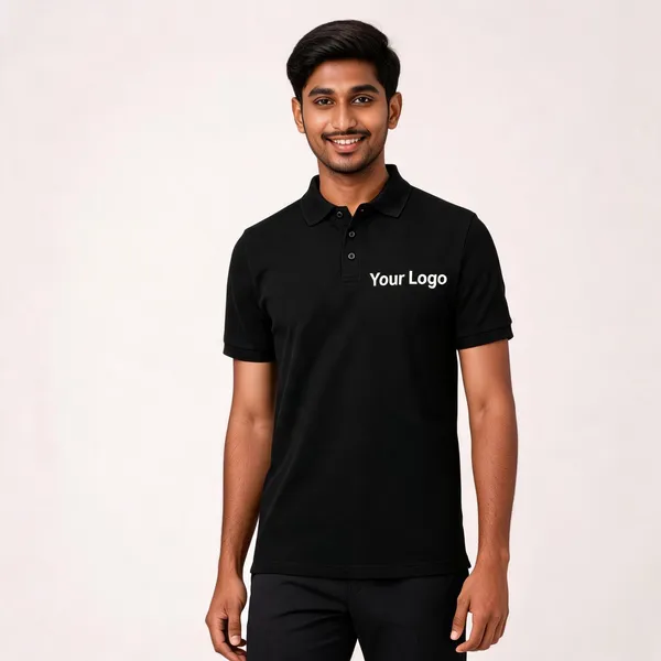 Pctc_Black_Logo_Customizable_Polo_T-Shirt_For_Men