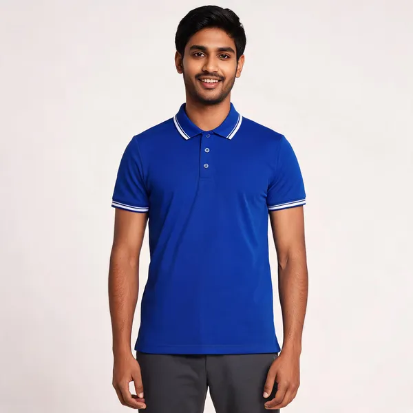 Pctc_Royal_Blue_Tipped_Polo_T-Shirt_For_Men