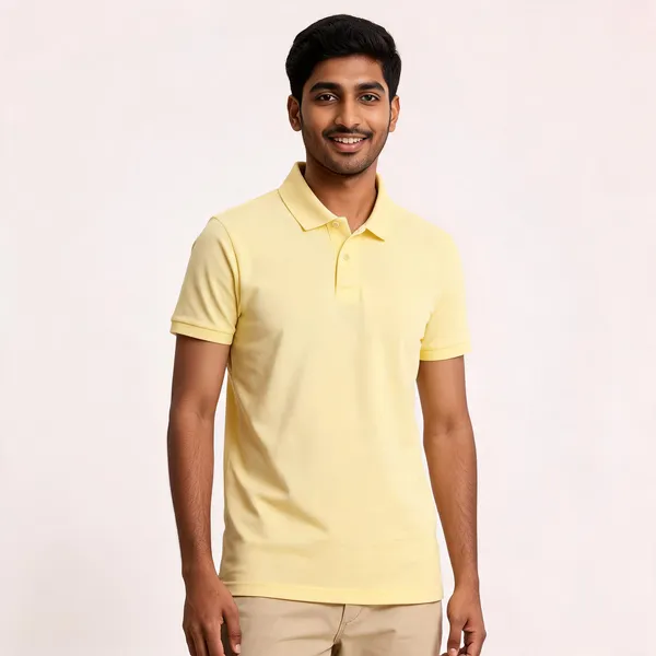 Pctc_Lemon_Yellow_Polo_T-Shirt_For_Men
