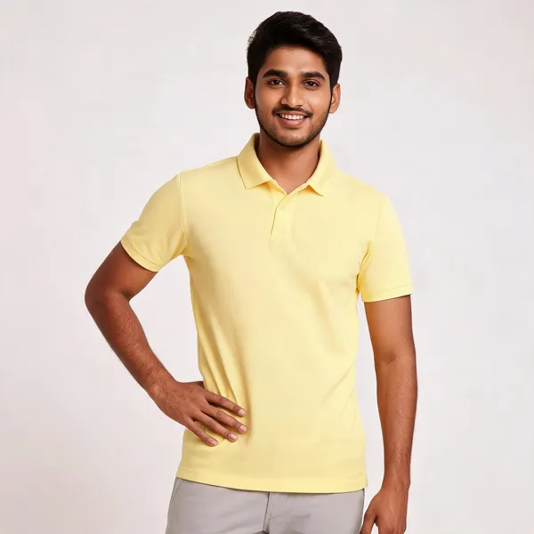 Pctc_Lemon_Yellow_Polo_T-Shirt_For_Men