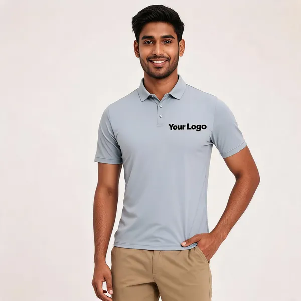 Pctc_Light_Grey_Polo_T-Shirt_With_Custom_Logo_Print_For_Men
