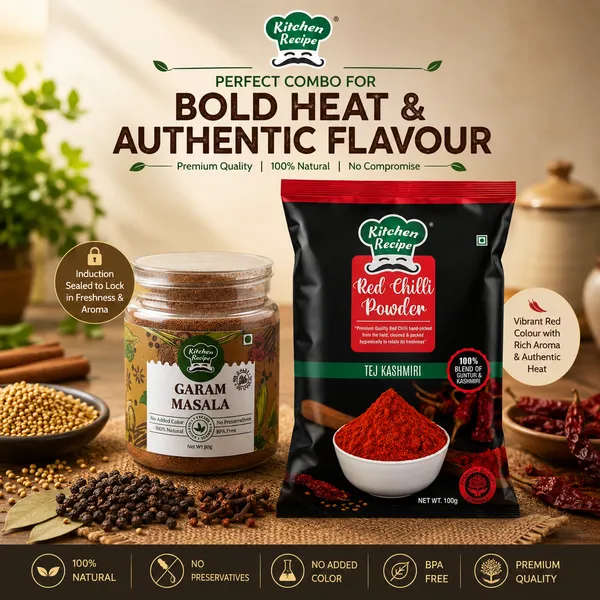 Tej_Kashmiri_Red_Chilli_Powder_200g_And_Garam_Masala_100g_Spice_Blend_Combo_Set