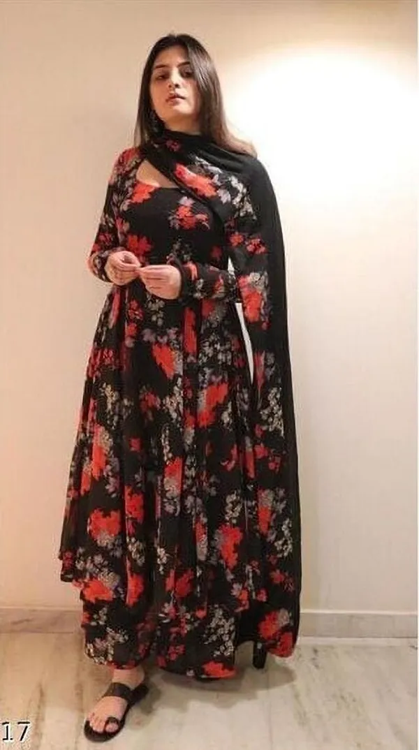 Black_Kurta_Set80%_Cotton,_20%_Silk_For_Women