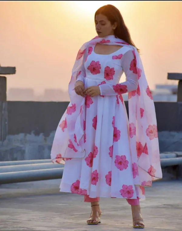 White_Kurta_Set80%_Cotton,_20%_Silk_For_Women