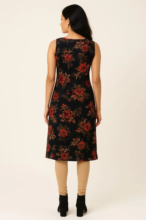 Black_Kurta80%_Cotton,_20%_Silk_For_Women