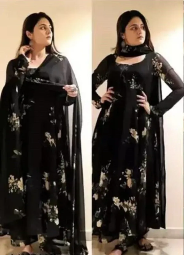 Black_Anarkali_Kurta_Set80%_Cotton,_20%_Silk_For_Women