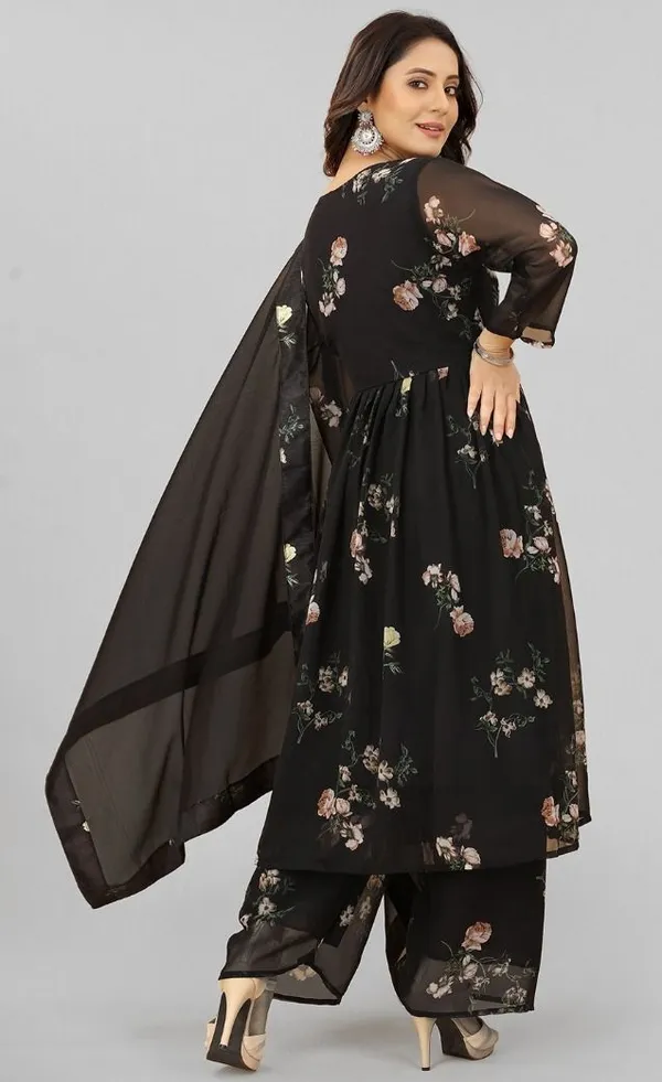 Black_Anarkali_Kurta_Set80%_Cotton,_20%_Silk_For_Women
