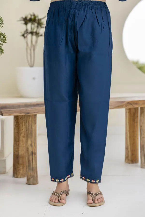 Blue_Kurta_SetViscose_For_Women