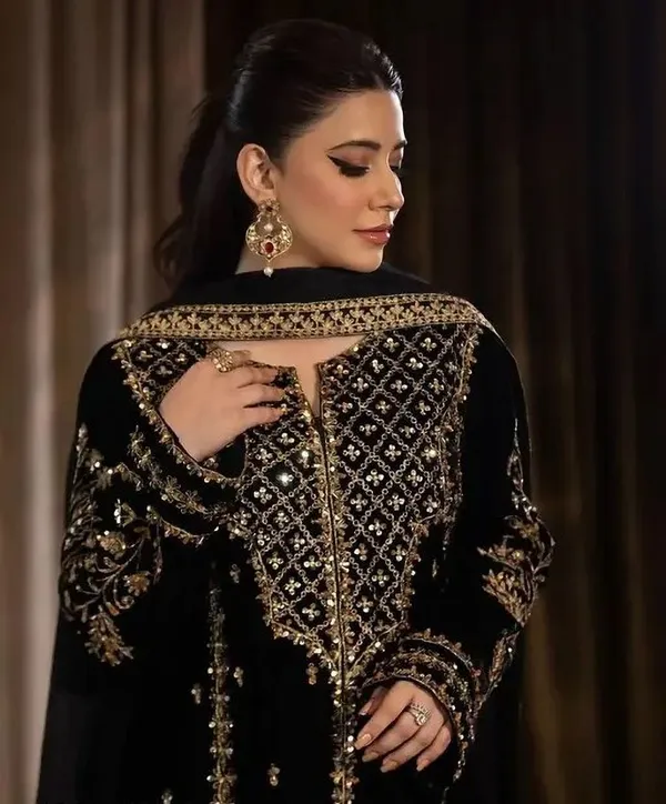 Black_Anarkali_Kurta_Set80%_Cotton,_20%_Silk_For_Women