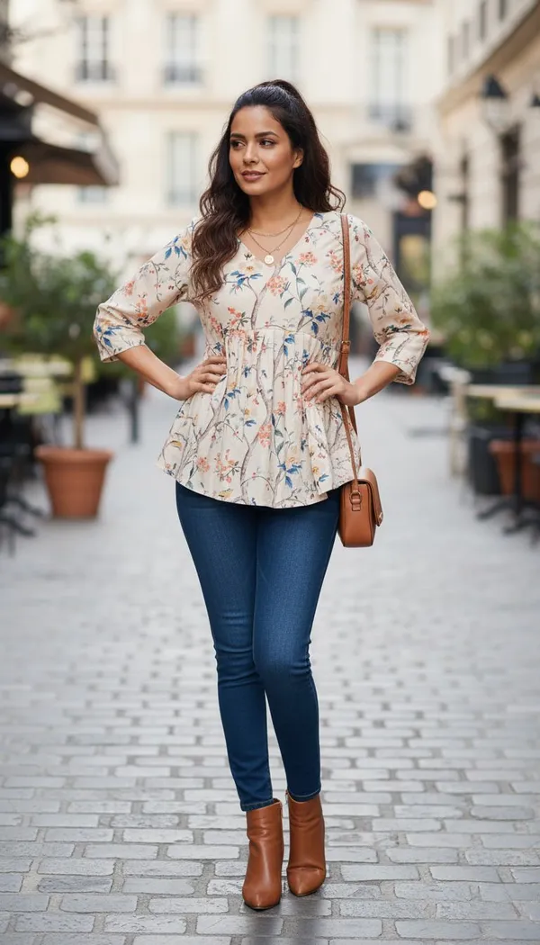 Beige_TopGeorgette_For_Women