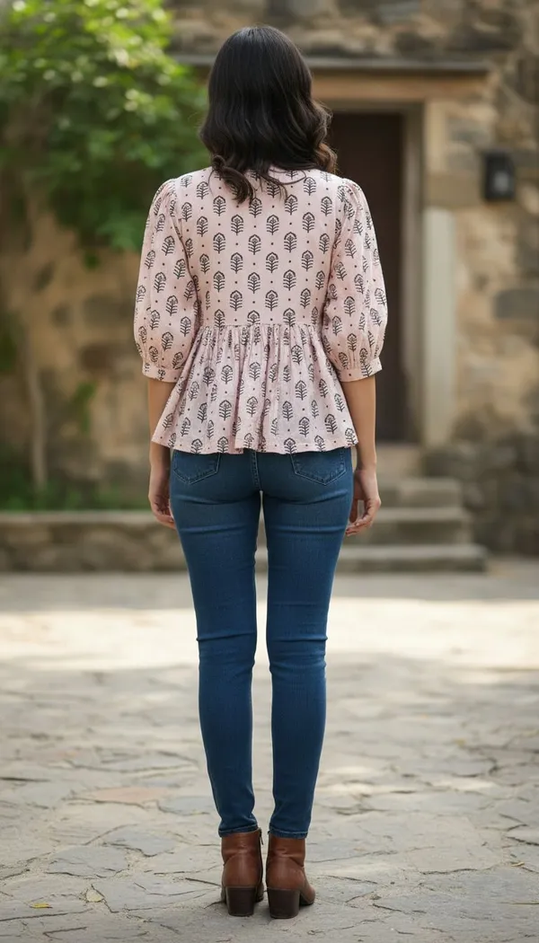 Beige_TopGeorgette_For_Women