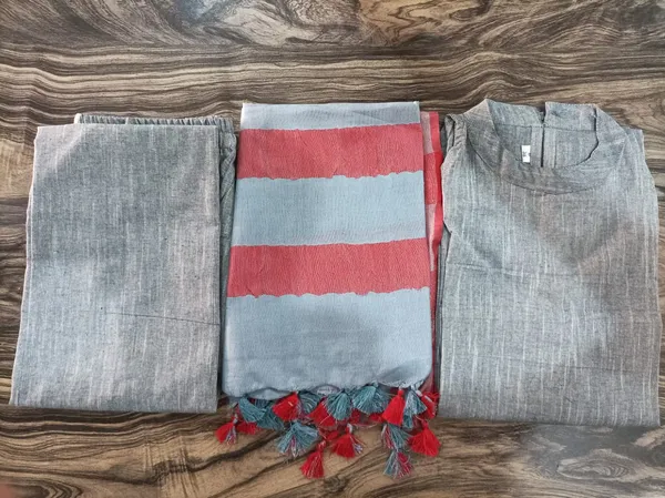 Khadi_cotton_hafe_silvless_Gray_