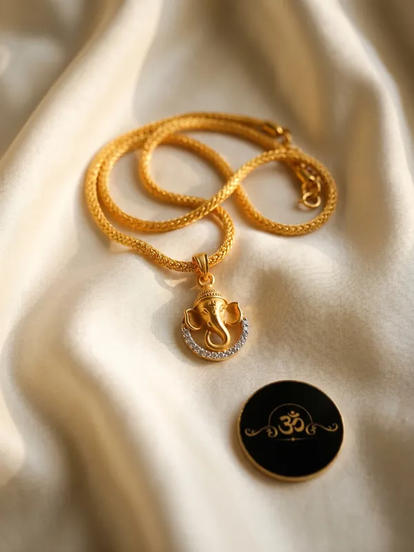 High_Gold_Plated_Chain_Pendant_|_Premium_Quality