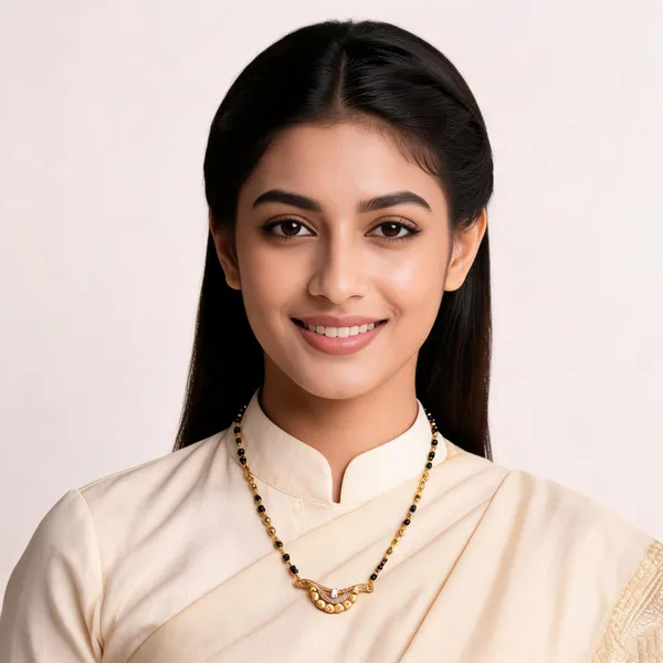 Micro_Gold_Plated_And_Diamond_Antique_18_inches_Mangalsutra