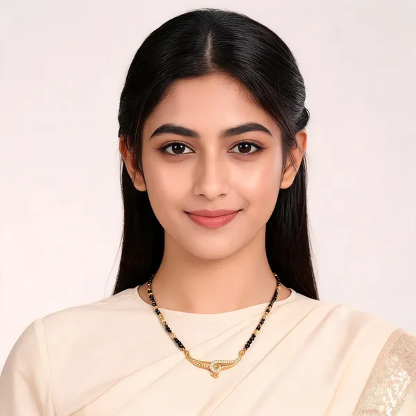 Micro_Gold_Plated_And_Diamond_Antique_18_inches_Mangalsutra
