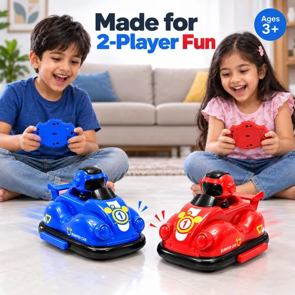 Wumble_Toy_Imagine_RC_Bumper_Cars_Set_of_2,_Remote_Control_2.4GHz_Car_Toy_for_Kids,_2_Player_RC_Battle_Cars_with_Ejecting_Robots,_360°_Spin,_LED_Lights,_Music_&_Rechargeable_Battery_for_Interactive_Play