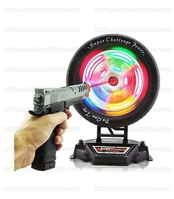 Wumble_Toy_Electronic_Target_Shooting_Toy_Gun_with_Spinning_LED_Light_Wheel_for_Kids_|_Infrared_Gun_Target_Practice_Set_|_Fun_Indoor_Aim_&_Skill_Training_Toy_|_Light_&_Sound_Electronic_Shooting_Set