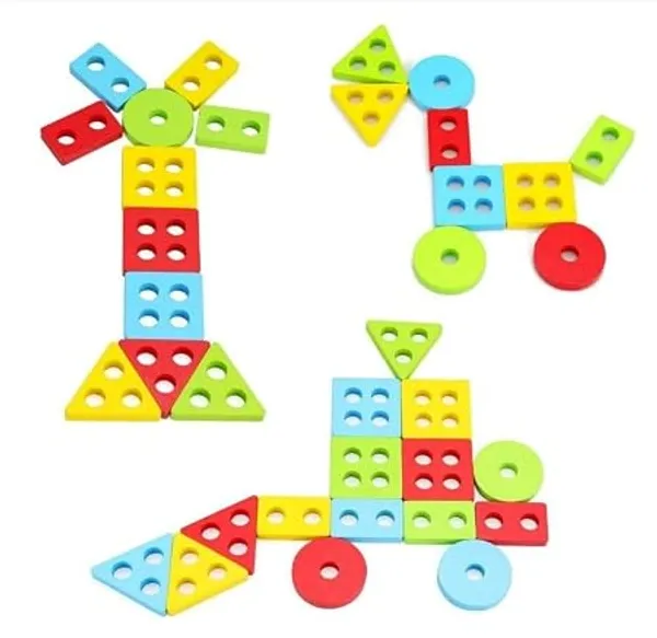 Wumble_Toy_Baby_Smart_Activity_Fun&Learning_Blocks_Geometrics,_Educational_&_Learning_Sorter_Toys,_Color_Choose_Stacking_Game_for_Kids_Baby,_1_2_3+_Year_Activity_Toys_(Geometric_Block)