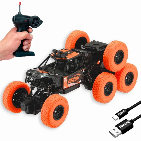 Wumble_Toy_Motion_Climbing_8_Tyre_Boom_RC_Car_|_8-Wheel_4WD_Rock_Crawler_|_2.4GHz_Remote_Control_Off-Road_Stunt_Vehicle_|_USB_Rechargeable_Battery_|_Kids_Toy_Car