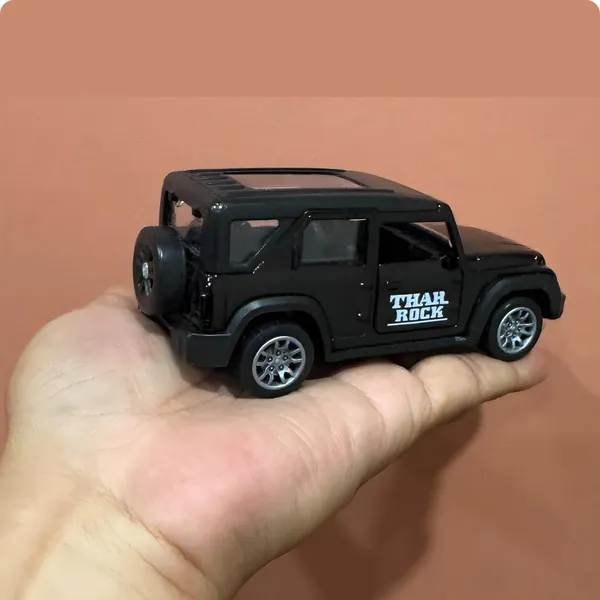 Wumble_Toy_1:32_Scale_DieCast_Metal_Toy_Car_Pull_Back_Action_Openable_Doors_4x4_Thar/Jeep_Premium_Car_Toy_Light_Music_for_Kids_Realistic_Miniature_Model_Best_Gift_2+yrs_Girls_Boys_Random_Colors
