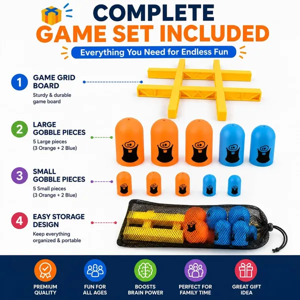 Wumble_Toy_Gobble_Tic_Tac_Toe_Board_Game_for_Kids_&_Adults_|_3D_Strategy_Family_Game_with_Large_&_Small_Pieces_|_Educational_Brain_Development_Toy_|_Fun_Indoor_Travel_Game_Gift_for_Boys_&_Girls