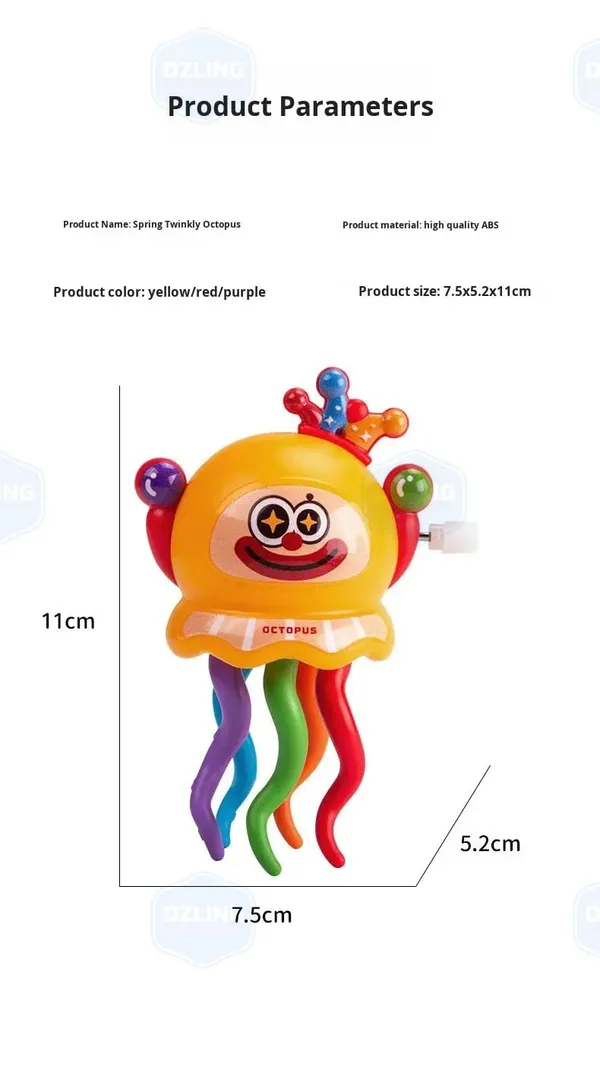 Wumble_Toy_Dancing_Octopus_Toy_for_Kids_|_Friction_Powered_Crawling_Octopus_with_Moving_Tentacles_|_Cartoon_Push_&_Go_Baby_Toy_|_Early_Learning_Musical_Toy_for_Toddlers_Boys_&_Girls_(Multicolor)