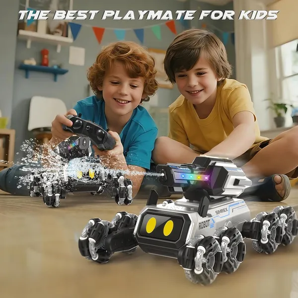 Wumble_Toy_Jellly_Shooter_Remote_Control_Car_Toy_for_Kids_Adults_|_Robot_Dog_|_8x8_Drift_Robo_Rechargeable_RC_Car_|_8WD_360°_Rotation_Wheels_|_45+ft_Range_2.4GHz_Remote_|_Light_&_Sound_Display_-_Assorted