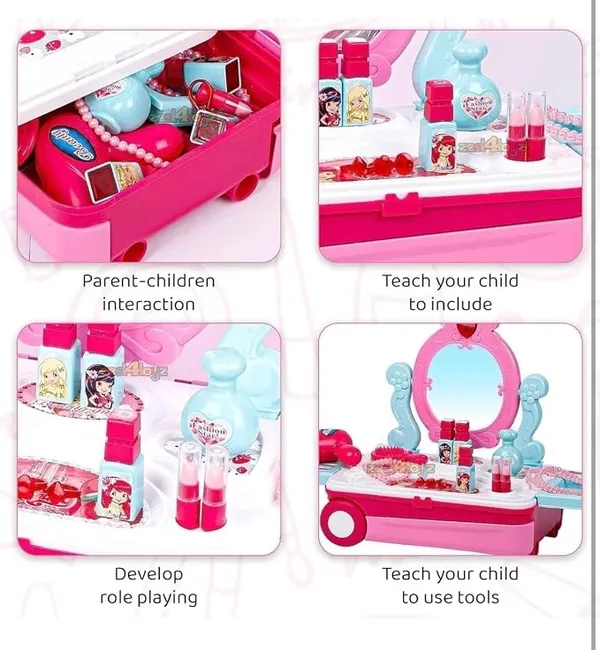 Wumble_Toy_Kids_Beauty_Makeup_Trolley_Set_|_Pink_Pretend_Play_Dressing_Table_Vanity_Kit_with_Mirror_|_Rolling_Suitcase_and_Accessories_for_Girls_Ages_3+