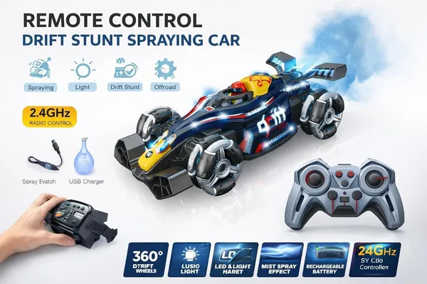 Wumble_Toy__4x4_Formula_F1_Drift_Smoke_Car_Toy_|_1:14_Scale_2.4GHz_Remote_Control_Racing_Car_|_Hand_Gesture_Sensor_Control_|_360°_Rotation_Spin_Stunt_|_Lights_&_Music