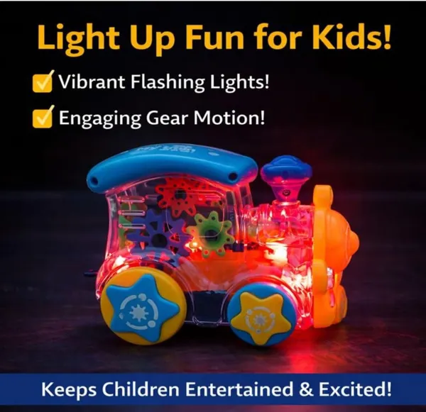 Wumbletoys_Transparent_Gear_Train_LED_Light_Bump_&_Go_Toy_For_Kids