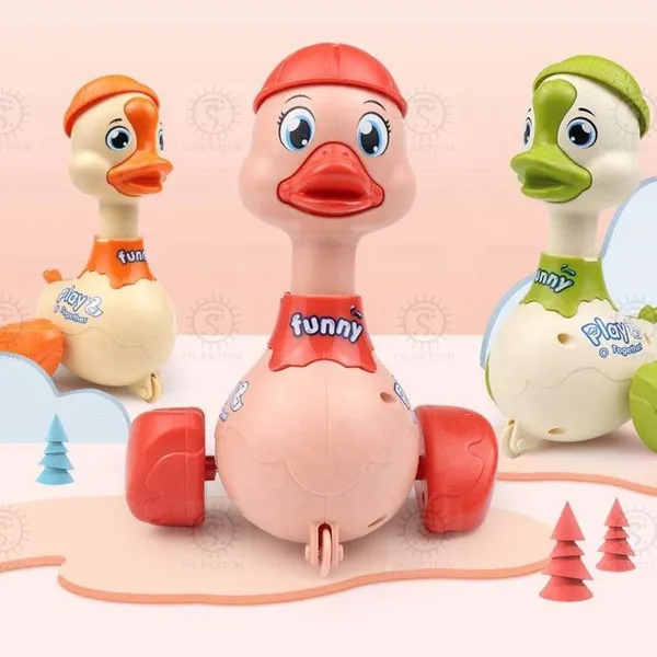 Wumble_Toy_Press_Duck_Toy_for_Kids,_No_Battery_Push_&_Go_Walking_Duck_with_Rotating_Head,_Gosling_Cartoon_Animal_Friction_Toy_for_Boys_Girls_3+_Years,_Multicolor_-1_Pc