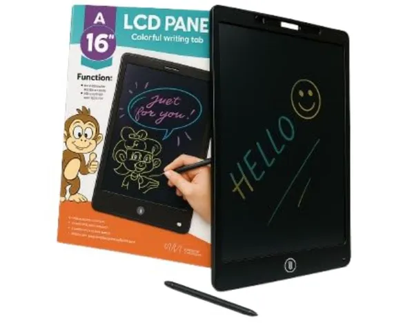 Wumble_Toy_16-Inch_Multicolour_LCD_Writing_Pad_with_Pressure-Sensitive_Screen,_One-Tap_Erase,_Screen_Lock,_Stylus_Pen,_Reusable_Digital_Notepad,_Ideal_for_Kids,_Office_&_Gifting