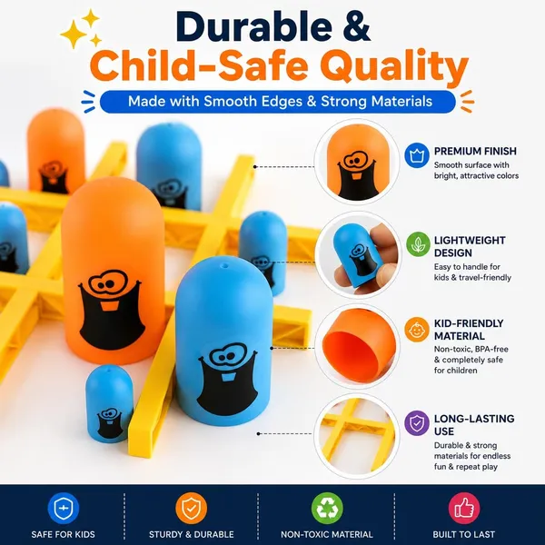 Wumble_Toy_Gobble_Tic_Tac_Toe_Board_Game_for_Kids_&_Adults_|_3D_Strategy_Family_Game_with_Large_&_Small_Pieces_|_Educational_Brain_Development_Toy_|_Fun_Indoor_Travel_Game_Gift_for_Boys_&_Girls