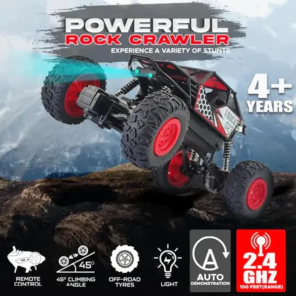 Wumble_Toy_Remote_Control_Car_Toy_for_Kids_|_Mist_Spray_Effect_Rock_Crawler_Monster_Truck_Drift_RC_Car_|_2.4GHz_Remote_|_Rechargeable_|_Type-C_USB_|_2WD_Off-Road_Climbing_Racing_Car