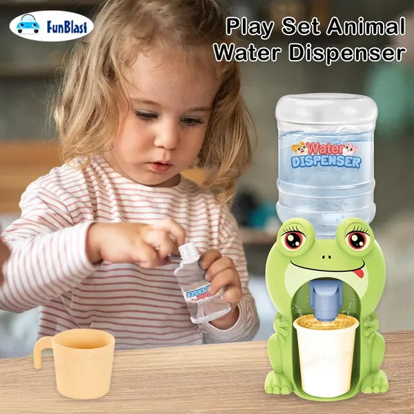 Wumble_Toy_Animal_Water_Dispenser_for_Kids_–_Cute_Mini_Cartoon_Water_Dispenser_Toy_with_Bottle_&_Cup,_Indoor/Outdoor_Drinking_Water_Machine_Toys_for_Boys_&_Girls_(Frog)