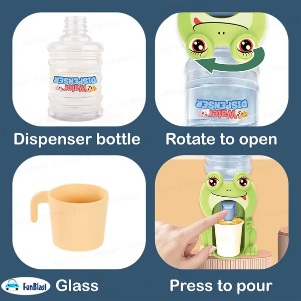 Wumble_Toy_Animal_Water_Dispenser_for_Kids_–_Cute_Mini_Cartoon_Water_Dispenser_Toy_with_Bottle_&_Cup,_Indoor/Outdoor_Drinking_Water_Machine_Toys_for_Boys_&_Girls_(Frog)