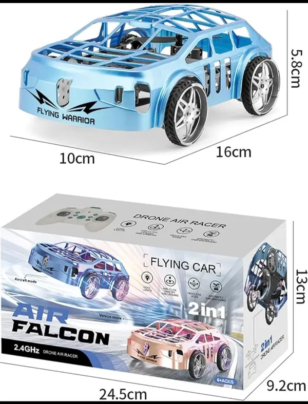 Wumble_Toy__RC_Flying_Car_2IN1_Air_&_Ground_Racer_2.4GHz_Remote_Control_Flying_Car_with_One-Click_Takeoff_&_Landing,Cool_LED_Lights,Toys_for_Kids_&_Adults_with_Coloured_Lights_[Fly+]