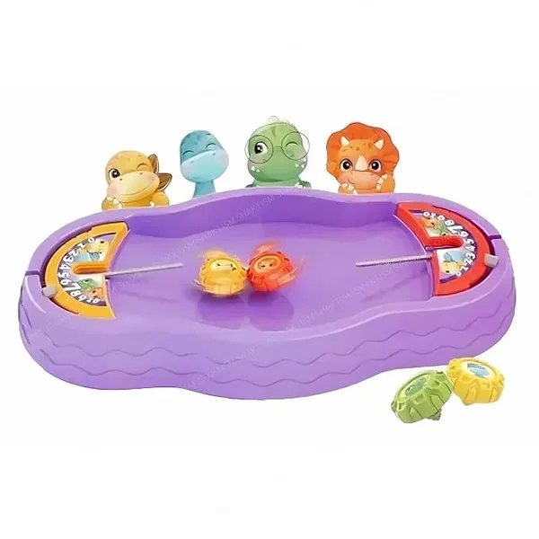 Wumble_Toy_Dinosaur_Battle_Gyro_Game_with_Pull_String_Launchers_2_Spinning_Tops,_Battle_Arena_Included,_Two-Player_Tabletop,_Ages_5_and_Above,_Boys_&_Girls