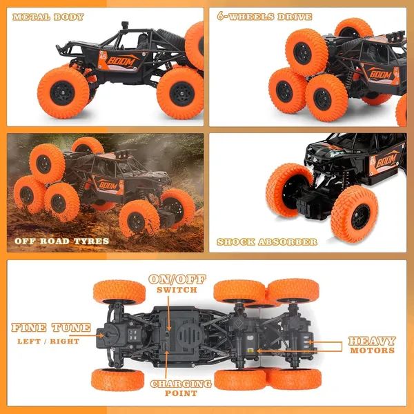 Wumble_Toy_Motion_Climbing_8_Tyre_Boom_RC_Car_|_8-Wheel_4WD_Rock_Crawler_|_2.4GHz_Remote_Control_Off-Road_Stunt_Vehicle_|_USB_Rechargeable_Battery_|_Kids_Toy_Car