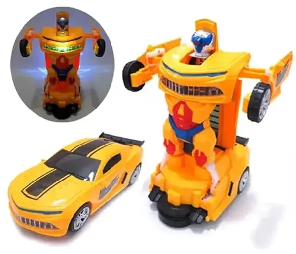 Wumble_Toy_Transforming_Robot_Car_Toy,_2-in-1_Bump_and_Go_Action,_Battery_Operated_with_Lights_and_Sounds,_Yellow,_3+_Years