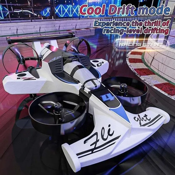 Wumbe_2-in-1_RC_Flying_Car_Drone_for_Kids,_2.4GHz_Remote_Control_Multi-Mode_Aircraft_Toy_with_OneKey_Landing,_LED_Lights,_Rechargeable,_360°_Stunt_Flips,_Indoor_&_Outdoor_(BLACK_&_WHITE)
