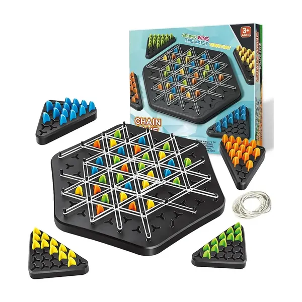 Wumble_Toy_Imagine_Chain_Triangle_Chess_Game_Triggle_Rubber_Band_Strategy_Board_Game,_Brain_Teaser_Puzzle_for_Kids_&_Adults,_Fun_Family_Night_Interactive_Game,_2–4_Players