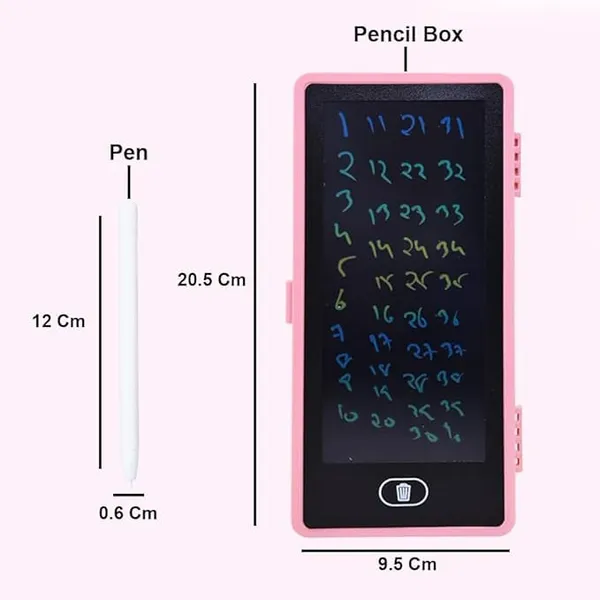 Wumble_Toy_2-in-1_Pencil_Case_with_LCD_Writing_Pad_for_Kids_–_Reusable_Digital_Drawing_Slate_&_Stationery_Box_|_Doodle_&_Scribble_Gift_for_Boys_&_Girls_(Pack_of_1,_Color_May_Vary)
