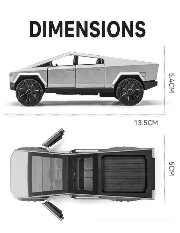 Wumble_Toy_Tesla_Cyber_Truck_1:36_Model_Car_Exclusive_Alloy_Metal_Pull_Back_Die-cast_Car_Diecast_Metal_Toy_car_with_Openable_Doors_&_Light_Music_Best_Gifts_Toys_Kids_[Color_As_Per_Stock]