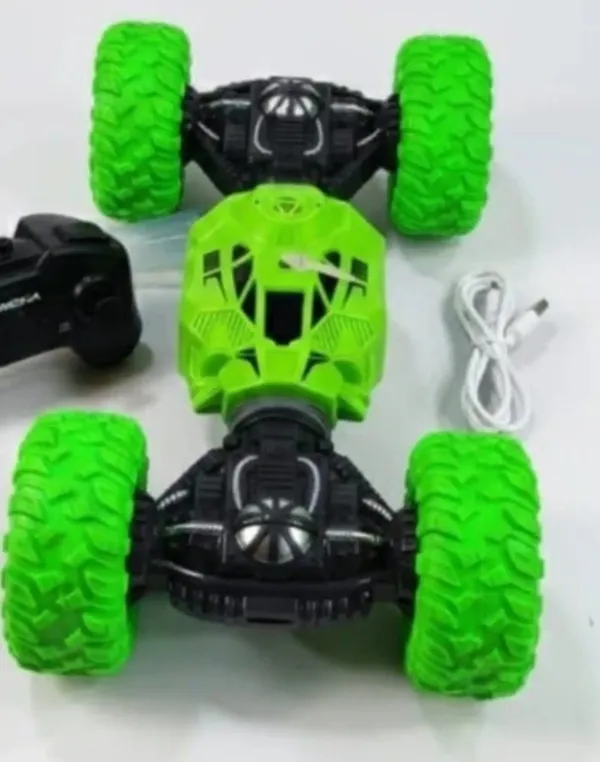 Wumble_Toy_Double_Sided_Stunt,4-Wheel_Drive_Off_Road_Rock_Crawler,With_Smoke_Rc_Car_(Red,_Yellow,_Green)