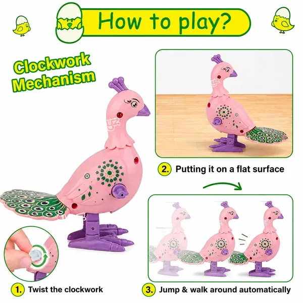 Wumble_Toy_Jumping_Peacock_Key_Operated_Wind_Up_Toy_for_Kids_Toddlers_Colorful_Funny_Moving_Toys_for_Babies_6-12_Months_Battery_Free_Dancing_Toy_(Pack_of_1)